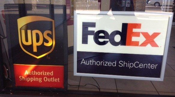 We are an Authorized  UPS, FedEx, D.H.L, & USPS. SHIPPING CENTER