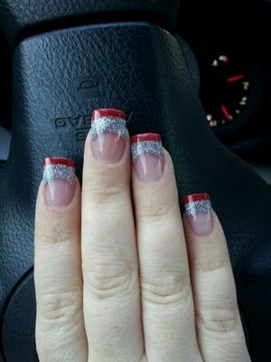 These were Christmas/New Year nails