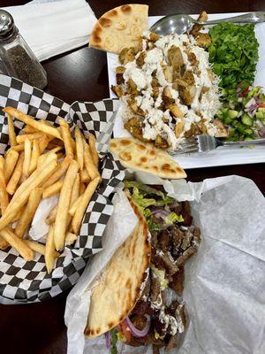 19. Chicken Platter 8. Beef & Lamb Gyro