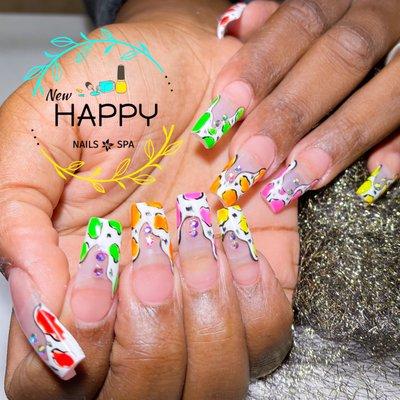 Welcome to New Happy Nails & Spa - This is the art from our amazing nail technicians and WONDERFUL customers.