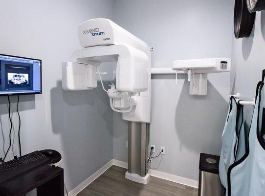 We  take a CBCT or 3D X-Ray to  provide the most advanced treatment needs!