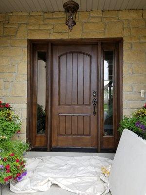 Wood Graining an Exterior Door