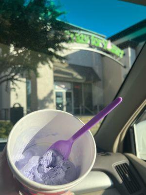 Taro ice cream is phenomenal!