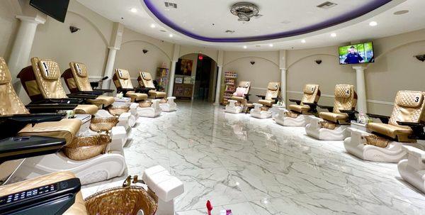 Pedicure area