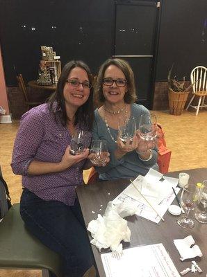 Wine Glass Etching Class w/one glass of wine provided