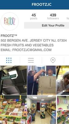 FOLLOW IS ON INSTAGRAM: @FROOTZJC