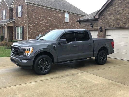 2021 F150 Leadfoot Grey and New Tint