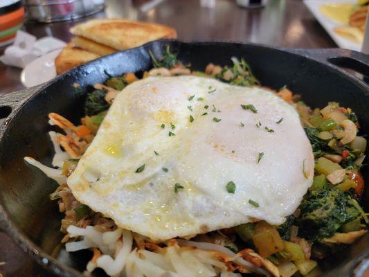 Veggie delight skillet