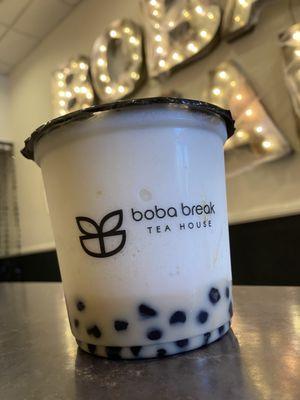 Coconut Smoothie with boba