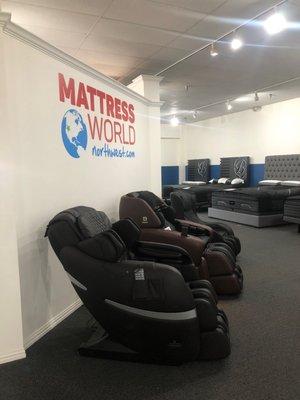 Massage chairs too!