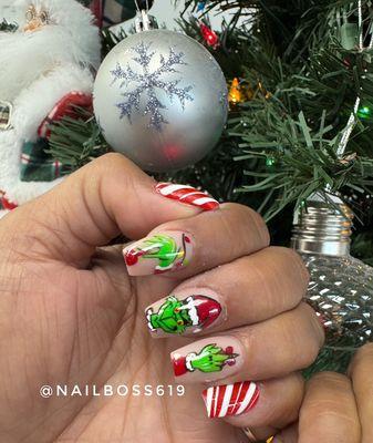 Dm us on Instagram @nailboss619 or call us 619 282 7788 to book your appointment