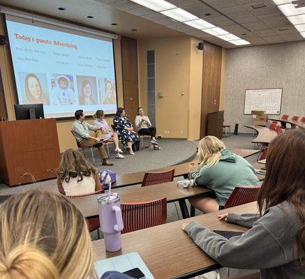 Shoutout to Professor Lisa Collins for inviting our CD Shaun Walker to speak to Loyola University New Orleans' Intro to Advertising class!