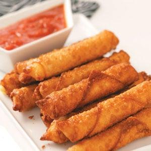 Crispy mozzarella Sticks @Romeo's catering NY