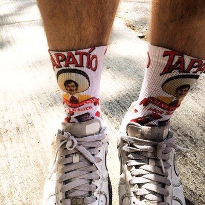 I wear my Tapatio socks only one time a year - to the LA Taco Festival!