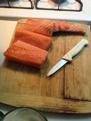 Salmon from here is sushi grade+!