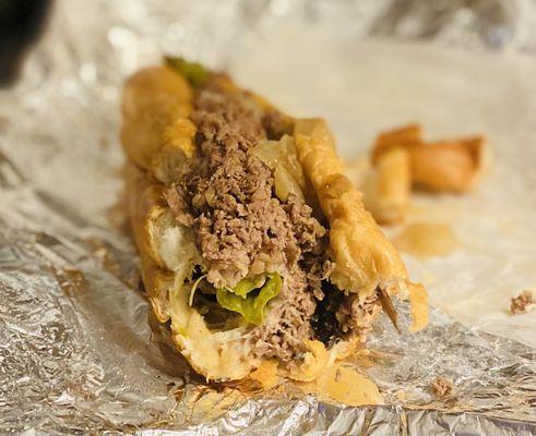 Long Hot Cheesesteak