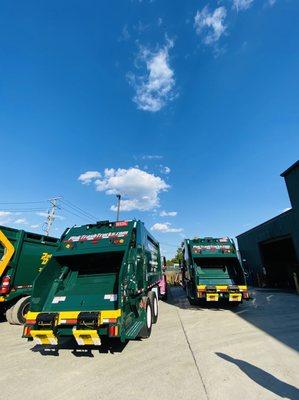 Garbage trucks