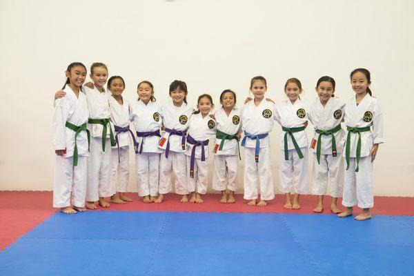 Karate is a great activity that builds self-confidence for girls of all ages!