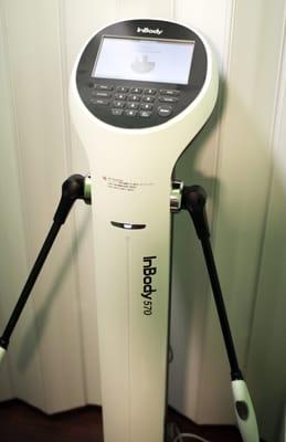 InBody body composition analysis scanner