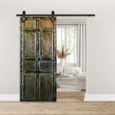 Mogul interior Vintage carved barn doors