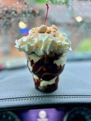 Edible cookie dough sundae!