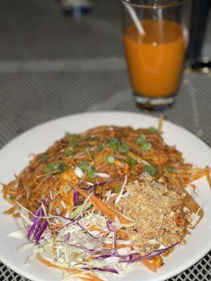 N1. Pad Thai Noodles Dinner and Thai Iced Tea