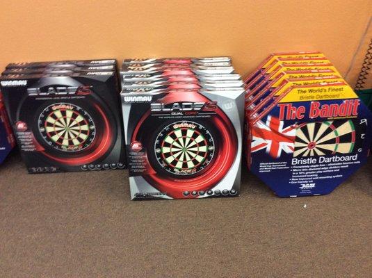 High quality dart boards.