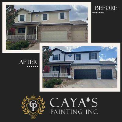 Call Caya's Painting at 719-433-3313 or 719-433-2783 for any exterior or interior painting project!
Free Estimates!