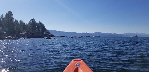 the open waters of lake tahoe