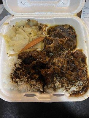 "Large" oxtail meal