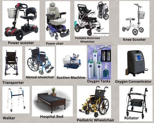 Rental medical equipment