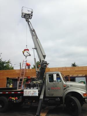 Big Chickie Sign Install by Western Neon