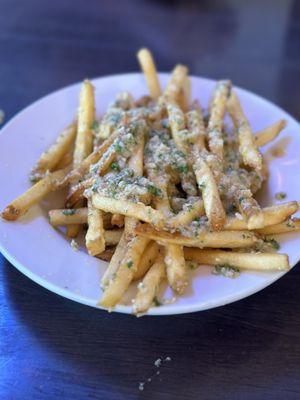 Garlic fries with EXTRA garlic