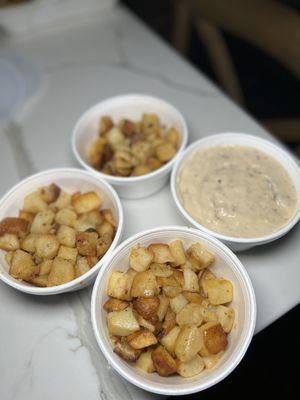 Country Potatoes + Side Of Gravy