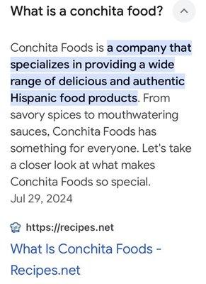 Conchita Foods