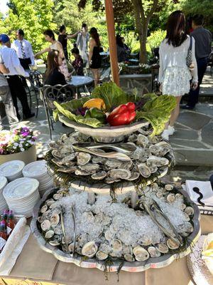 Raw oyster and clam bar