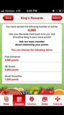 Earned my free smoothie! Woop!!