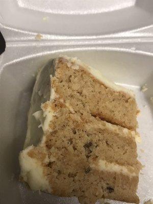 Sweet Potato Cake.. walnuts and cream cheese icing my absolute favorite cake! $2