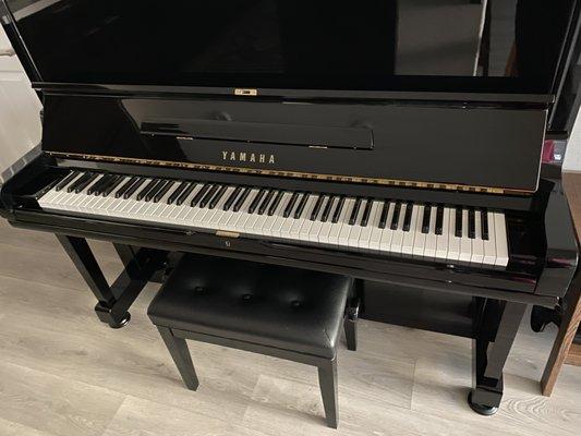 Yamaha U3 upright piano. Made in Japan.