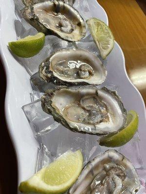 Oysters, pass on these--really fishy with a bad aftertaste