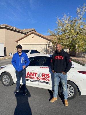 First driving lesson