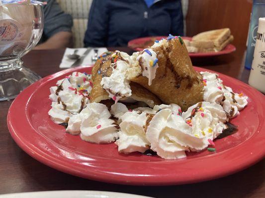 Cannoli pancakes