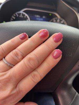 Amy gave me the perfect gel fill and manicure. I feel like I've wasted years and money trying other salons.