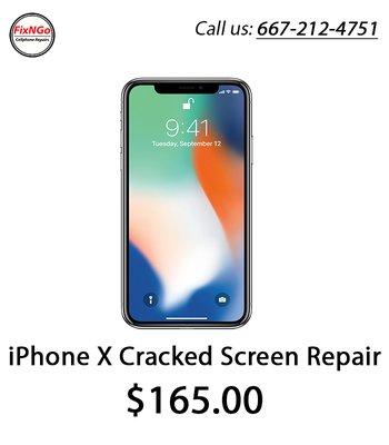 Contact us for your iPhone X repair