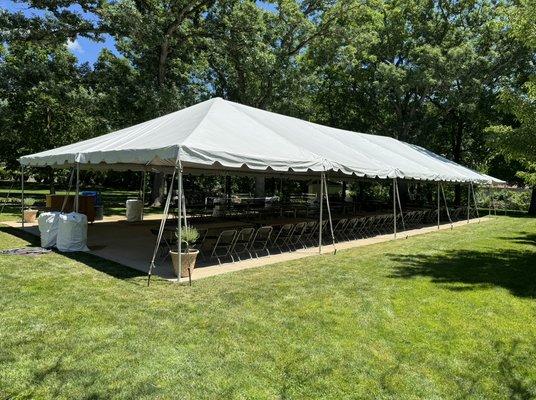 30x90 frame tent