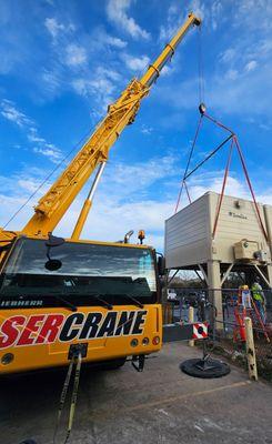 Cooling tower replacement at Winter Springs High School