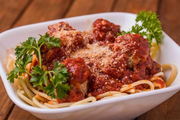 Spaguetti with Meatballs or Meat Sauce