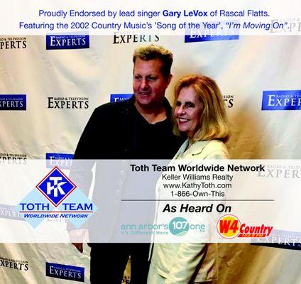 Proudly Endorsed by Gary LeVox of Rascal Flatts!