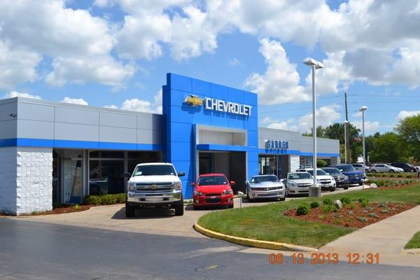 The New Car Showroom from the Saginaw Road Entrance