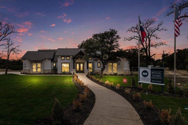 Belle Oaks Ranch custom Model Home